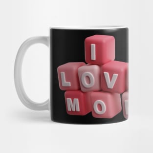 I love You Mom 3D Mug